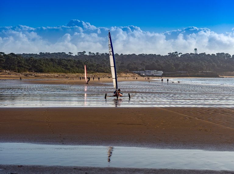 Char Voile Grande Plage Saint Georges A Thierry Avan