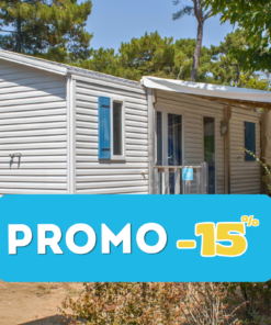 Promotie Stacaravan Zephyr 4 Camping Le Dauphin