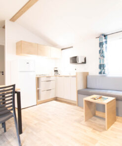 Salon Mobile Home Lagon Au Camping Le Dauphin à Saint Georges De Didonne